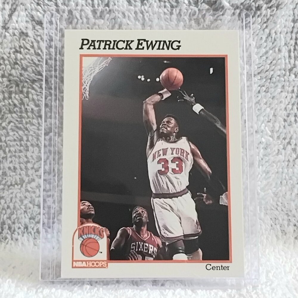 5/$20 Mint 1991 NBA Hoops Patrick Ewing NBA Player Card 140!!